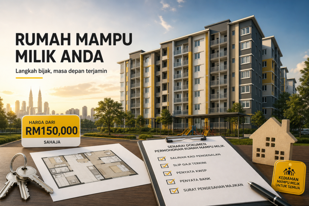 Rumah kos rendah di Malaysia dengan elemen semakan harga, dokumen dan akses penting